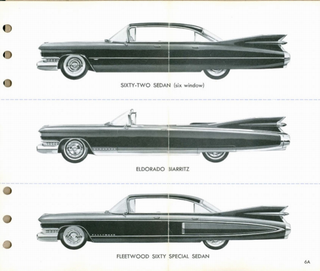 1959 Cadillac Salesmans Data Book Page 104